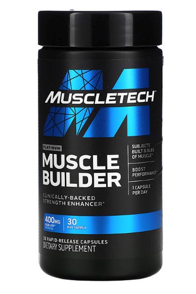 MUSCLETECH Platinum Muscle Builder Peak Atp Fast Erzoşla Capsule - Us Edition 3949