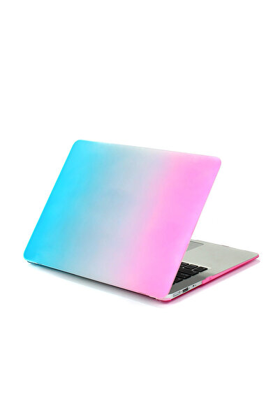 otovoo Macbook Air 11 - 11.6 'inç A1370 - A1465 2in1 Gökkuşağı Desenli Mat Do...