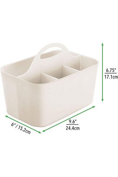 MDesign DIY Tool Organizer, Plastic, Gray, 15.2 X 24.4 X 17.1 Cm