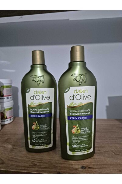 Dalan شامبو مغذي بزيت الزيتون الطبيعي المضاد للقشرة من دي أوليف -400 مل- (6 قطع)