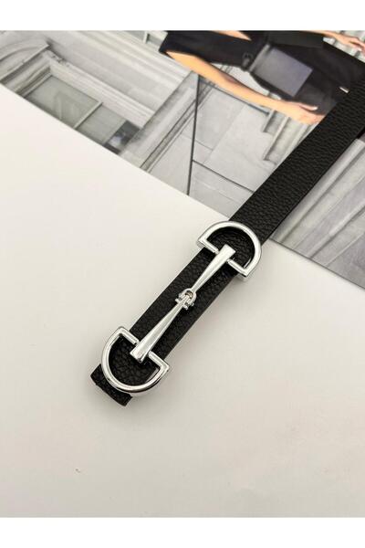 MODAM HİFA Cataramă lungă Argintiu Femei Curea Pantaloni Curea Rochie Curea Cămașă Curea Jachetă