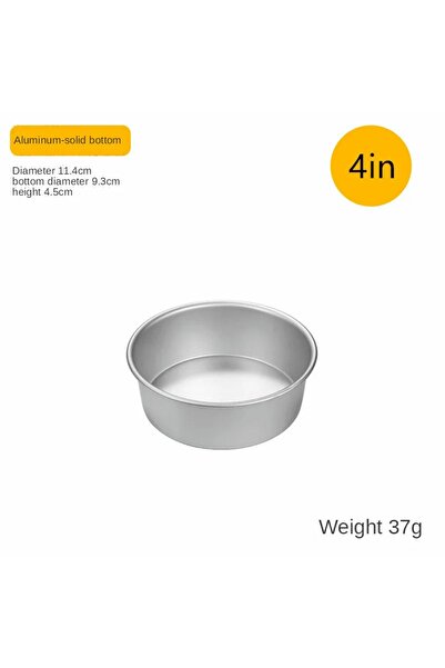 Choice White 4 inches 4-12 inch Aluminum Round Cake Bakeware solid bottom Chiffon Cake die for aluminum all