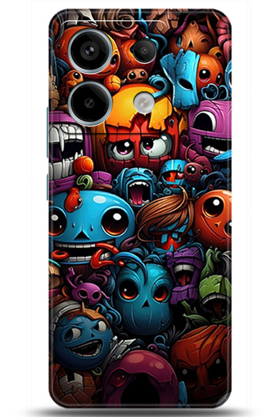 adveksiyon حافظة هاتف Xiaomi Redmi Note 13 Pro 5G مطبوعة بدقة HD - تصميمات مح...