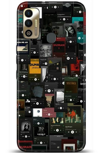 TECNO حافظة Spark 7T مطبوعة بدقة عالية - تصميمات محددة 5264