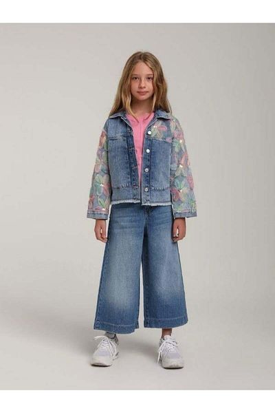 Zekids Jachetă de blugi de design pentru fete