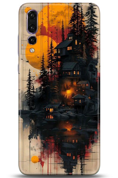 adveksiyon حافظة هواوي P20 Pro مطبوعة بدقة HD - تصميمات محددة 5292