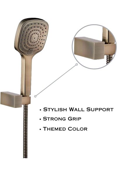 HESANIT Infinity Hand Shower Set Copper Bronze