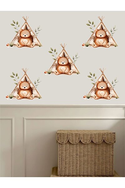 Aysha Tasarım Ayıcık Temalı Duvar Sticker Seti