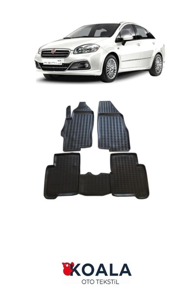 KoalaOtoTekstil Fiat Linea Paspas 2007-2023 Arası 3d Havuzlu Paspas