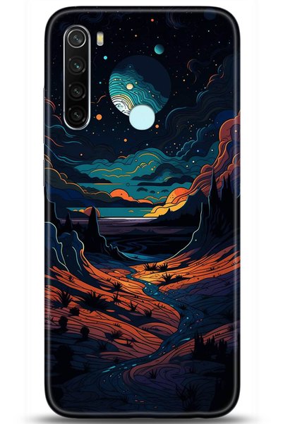 adveksiyon حافظة هاتف Xiaomi Redmi Note 8 مطبوعة بدقة HD - استرخِ نفسك 5275