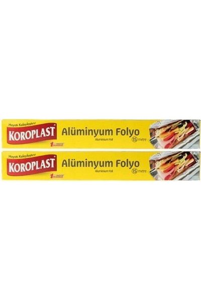 Koroplast Easy Aluminum Foil 15 Meters 2 Pieces