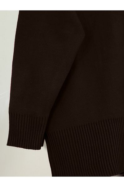 Modamorfo V-Neck Buttoned Knitwear Cardigan -K. Coffee