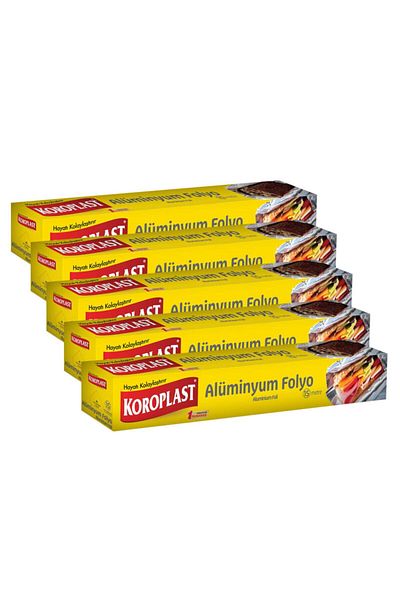 Koroplast Aluminum Foil 15 Meters - Pack of 5