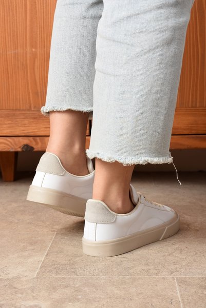 SHOESTEP Lena Women's Comfortable Sole Casual Sneaker with Back Piece Detail