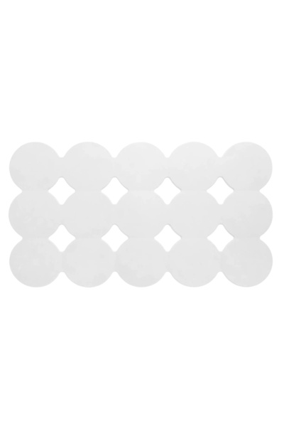 Vintage Covoras de baie antiaderent Vintage & Republic, cauciuc, alb, 60 x 40 cm