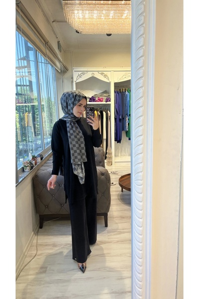 Invee 5749 Triko Pantolon - Siyah