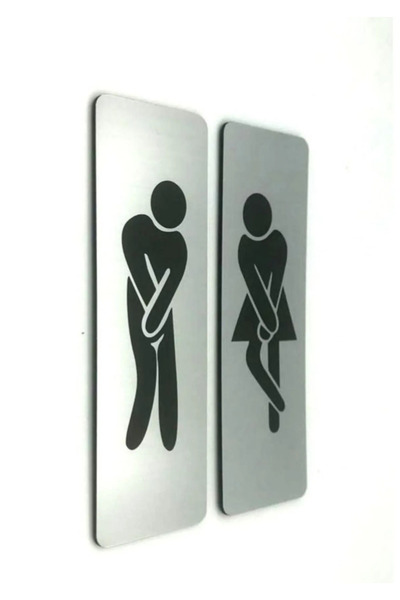 NT Handmade Ασημί Plexiglass Χαριτωμένο Ξύλινο Πινακίδα Καθοδήγησης Πόρτας Το...