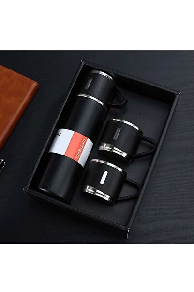 Home Üç Bardaklı termos 0.50 ML paslanmaz çelik 5 saat sıcak ve soğuk korumalı