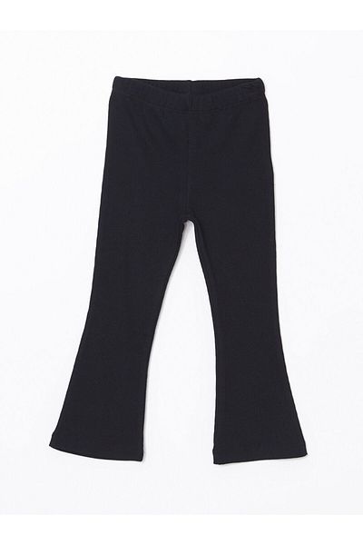 LC Waikiki Basic Girl's Flared Leggings with Elastic Waist