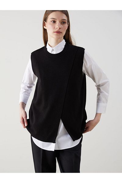 LC Waikiki New Season Crew Neck Women's Knitwear Sweater - S5Ln79Z8