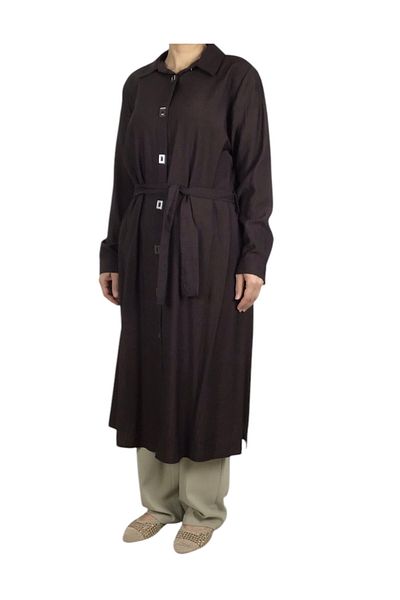 ECE GİYİM Women's Tunic with Front Belt and Belt