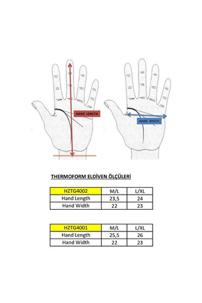 OIL COMPANY Polar Eldiven - Unisex - Thermoform - Siyah