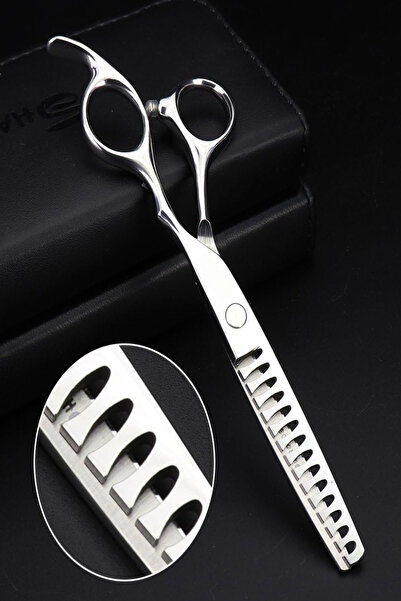 ESENLİWE Pet Shop Kedi Köpek Tüy İnceltme Makası Naga Geniş Ağızlı Ara Makas ...