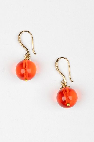 Lila Rosa Ethnic Authentic Glass Earrings