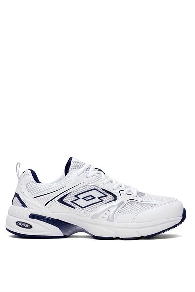 Lotto 101938214   5m Athens 5Fx Men's Classic Sneaker White - Navy Blue