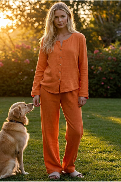 Combattente Organic Muslin Σετ 2 τεμαχίων - Γυναικείες πιτζάμες - Σετ πουκάμι...