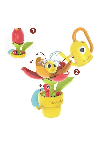 Yookidoo Yookidoo Bath Toy, Flower & Bee, 18 months+,