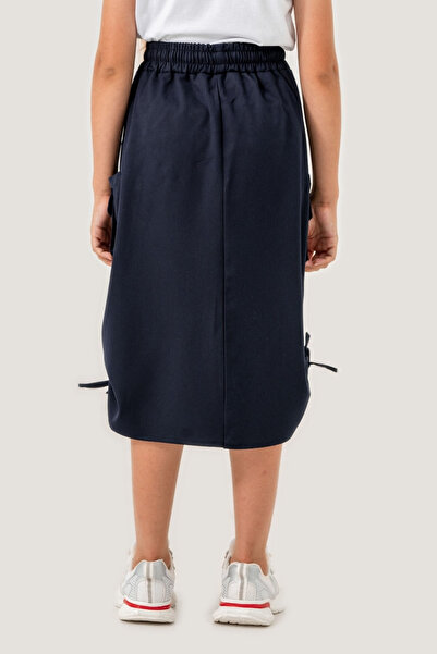 GİYİCEM TEKSTİL Дівчача спідниця з боковими збірками 6201