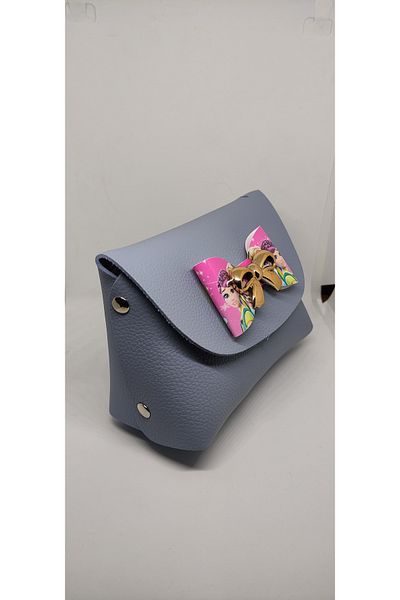 FuryaTedarik Girl's Dead End Bag with Bow - Children's Coin Purse Small Size Shoulder Strap