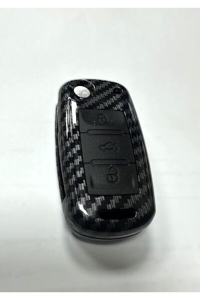 STİLİX GARAGE Volkswagen JETTA / POLO / GOLF - Seat Skoda - Μαύρη θήκη κλειδι...