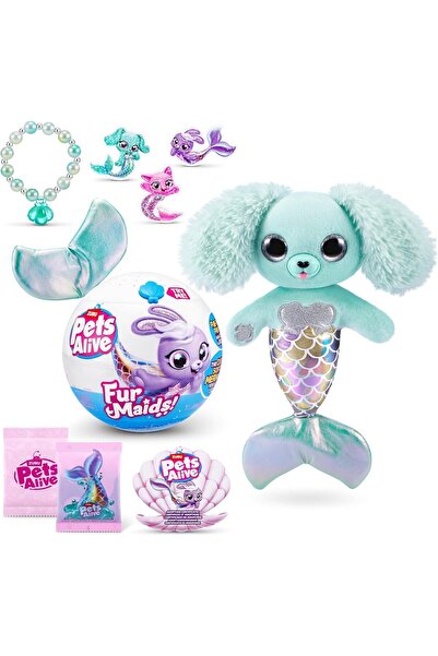 Fillikutum Etkileşimli Işıklı Sesli Pets Alive Furmaids Mermaid Denizkızı Peluş 15 Cm