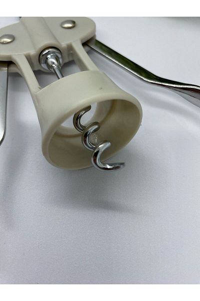 ViZKA Colorful Metal Corkscrew Wine Opener / Beige