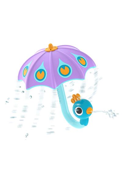 Yookidoo Yookidoo Bath Toy, Umbrella - Playful Peacock, Purple, 18 months+