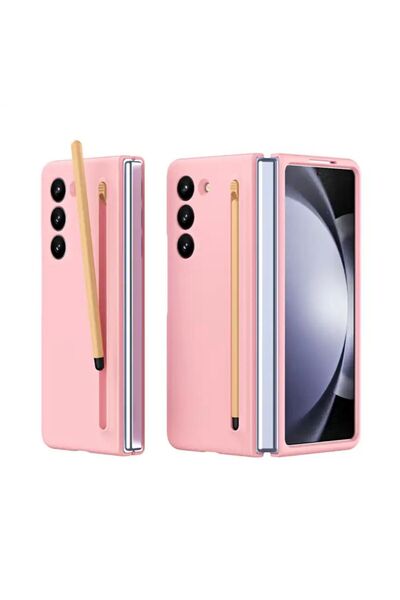 zore Pandatech Samsung Z Fold 6 Uyumlu Kalemli Silikonlu Kılıf