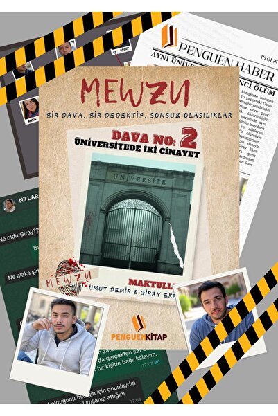 Penguen Yayınları لعبة ميوزو البوليسية قضية رقم: 2 "جريمة قتل في الجامعة"