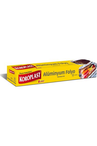 Koroplast Aluminum Foil 8 Meters X 12 Pack (30cm*8m)