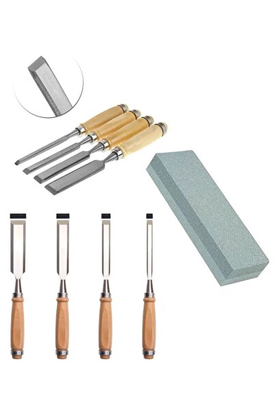 Depolife Ahşap Kazıma iskarpela seti Bileme Taşlı Ahşap keski Takımı Ağaç Oym...