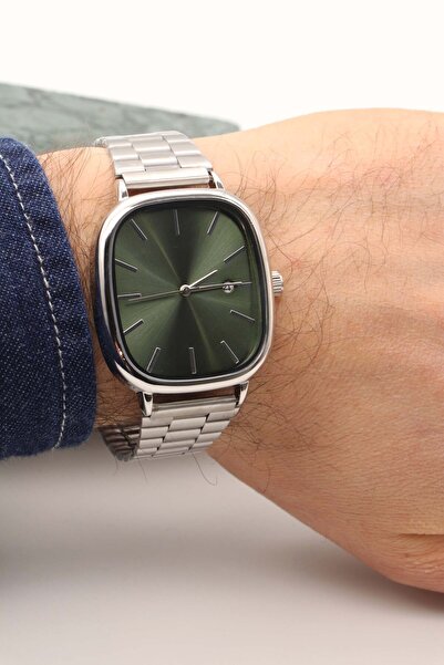 Northwatch DİKDÖRTGEN TASARIMLI TAKVİMLİ ERKEK SAAT SETİ