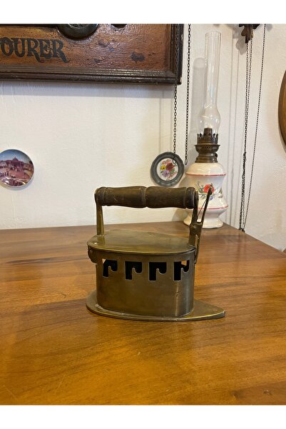 ANTİKA AYAL Antika pirinç kömürlü ütü