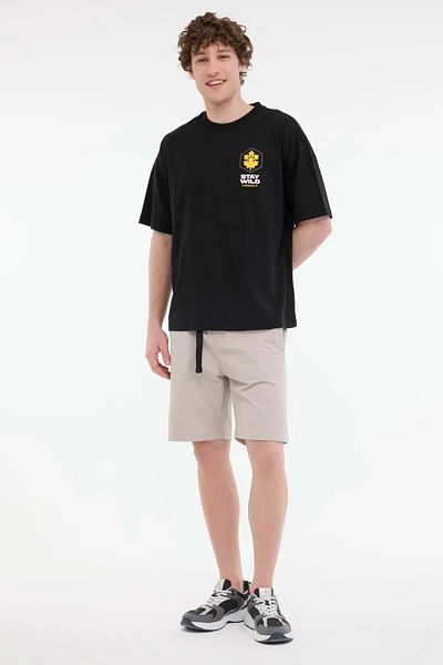 lumberjack ML STAR 11OTD1-27 5FX K ΜΠΟΥΦΑΝ - ΜΑΥΡΟ - L - ST08069-BLACK-L