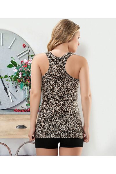 Marsilyan Wide Strap Leopard Women's Athlete 164