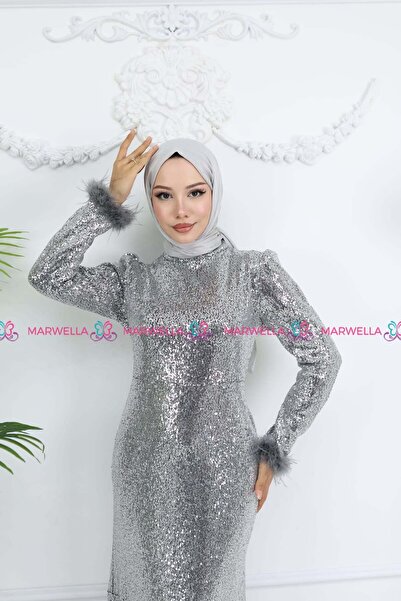 marwella Parıltı Tesettür Abiye