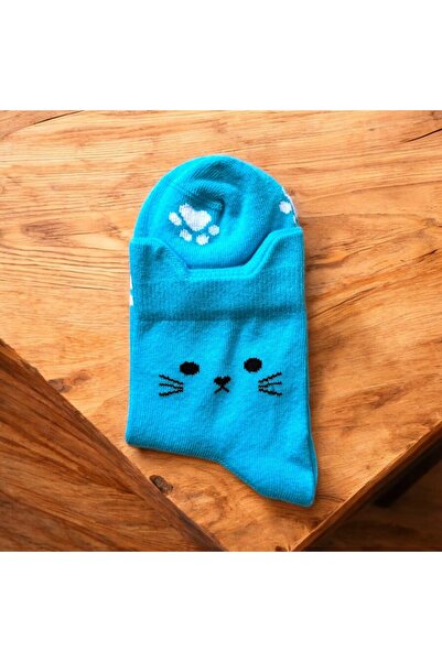 MODA Blue Cat Socks