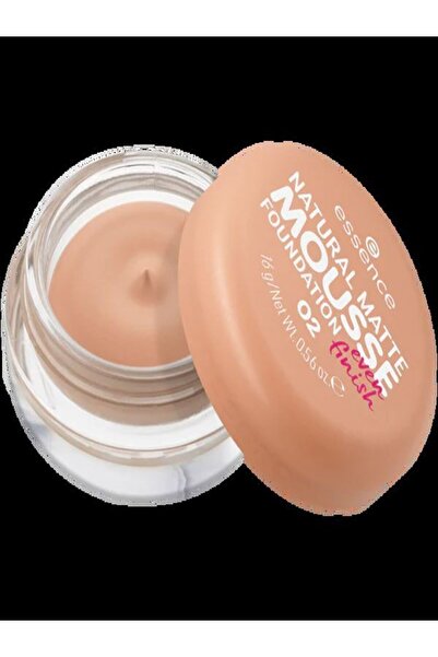 Essence Natural Matte Mousse Fondöten No: 02 NATURAL DOĞAL MAT KÖPÜK FOUNDATION