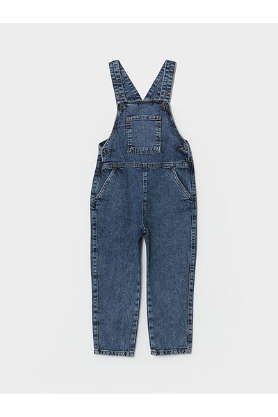LC Waikiki Lcw Boy's Jean Square Collar Salopet