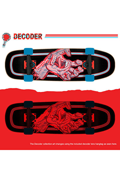 Santa Cruz Santa Cruz Decoder Hand Shaped Cruiser Longboard Complete 32.26 Inch